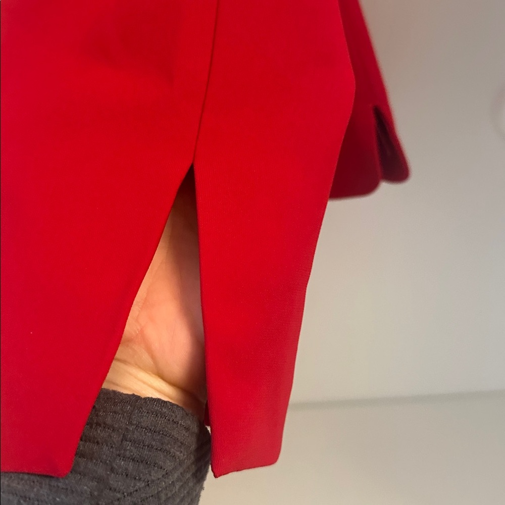 Zara Women's Vibrant Red Blazer - Picture 4 of 5
